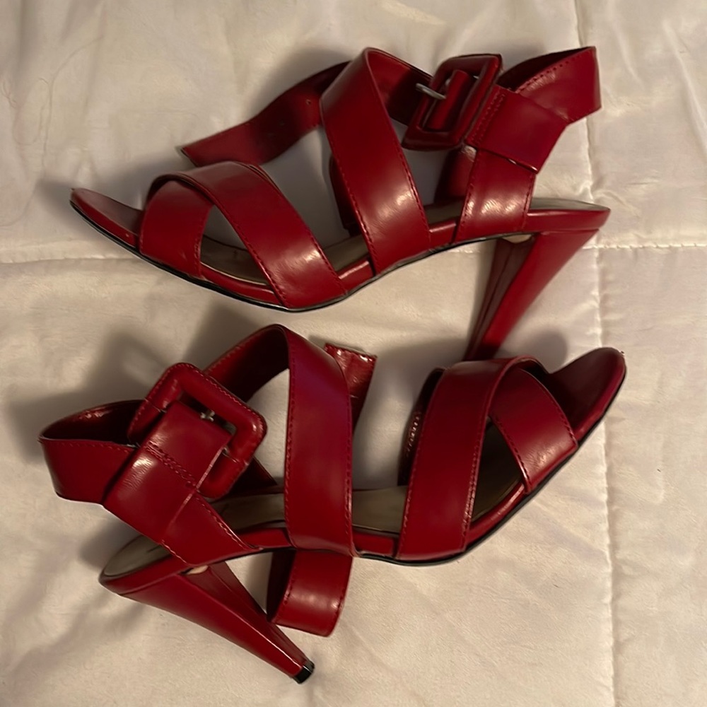 Red sandals